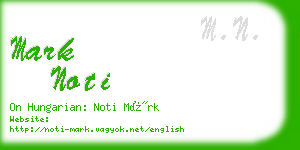 mark noti business card